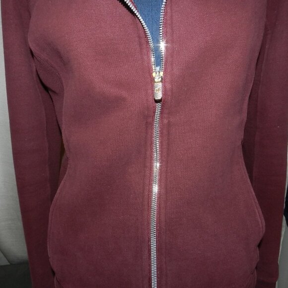 Lululemon Radiant Jacket II Zip Front Cotton Jacket Cassis Size 8 - Picture 4 of 16